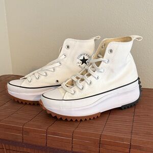 Converse Women's White Platform Sneakers